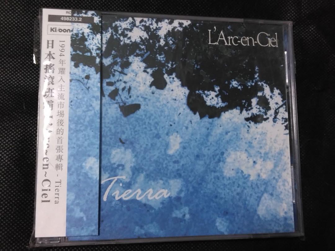 日本CD香港版L'Arc～en～Ciel Tierra 2nd Album CD有側紙1994.07.14 