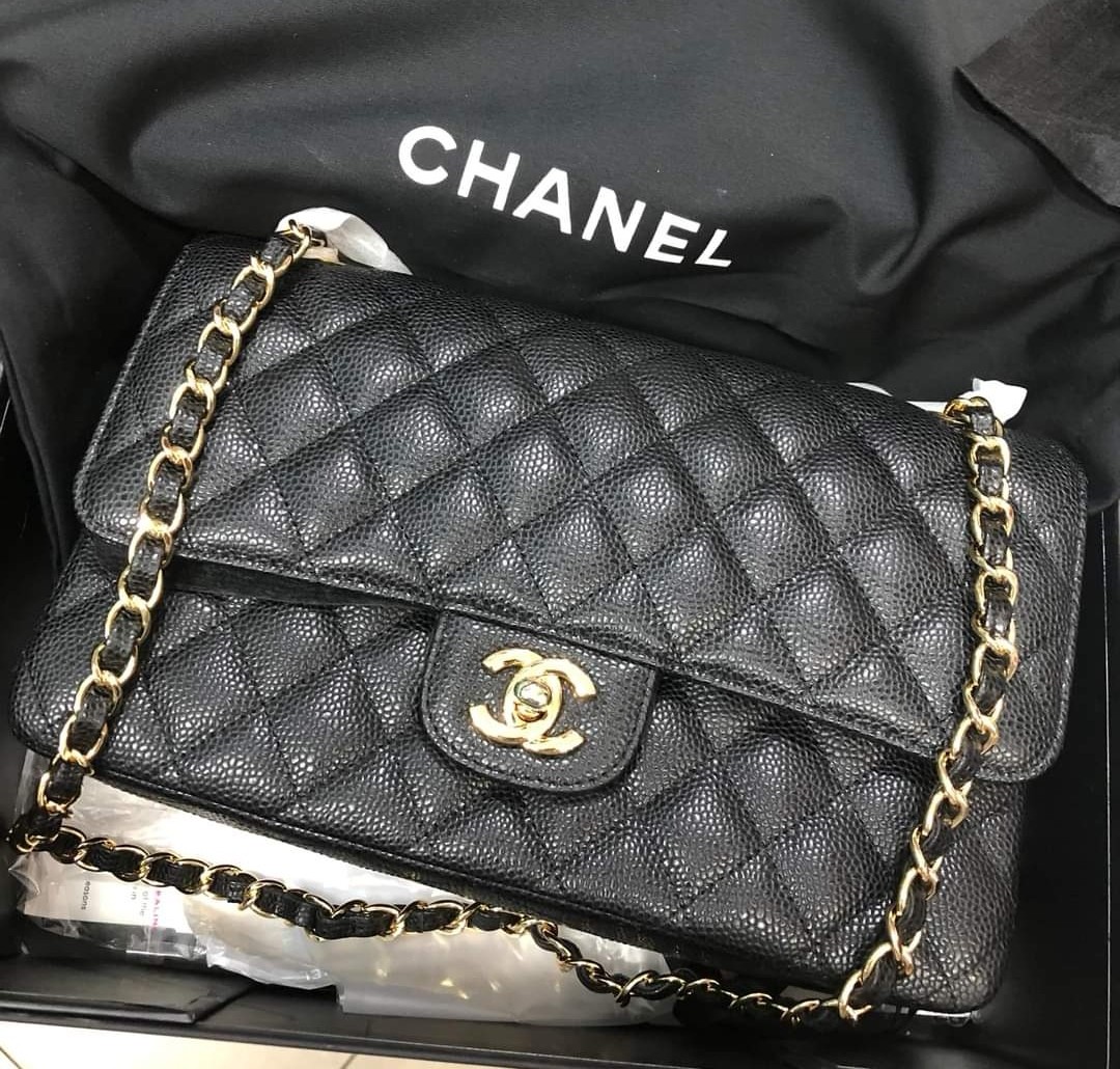Chanel Caviar vs Lambskin Leather Which is Better  Petite in Paris