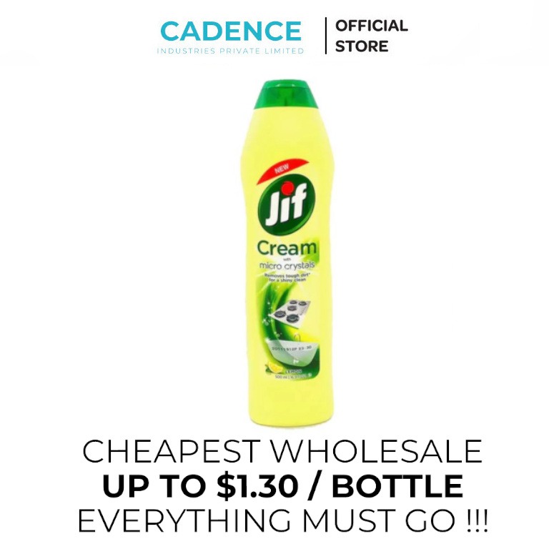 CHEAPEST (500ml) Cif Cream Lemon Stain Remover Kitchen Detergent Soap