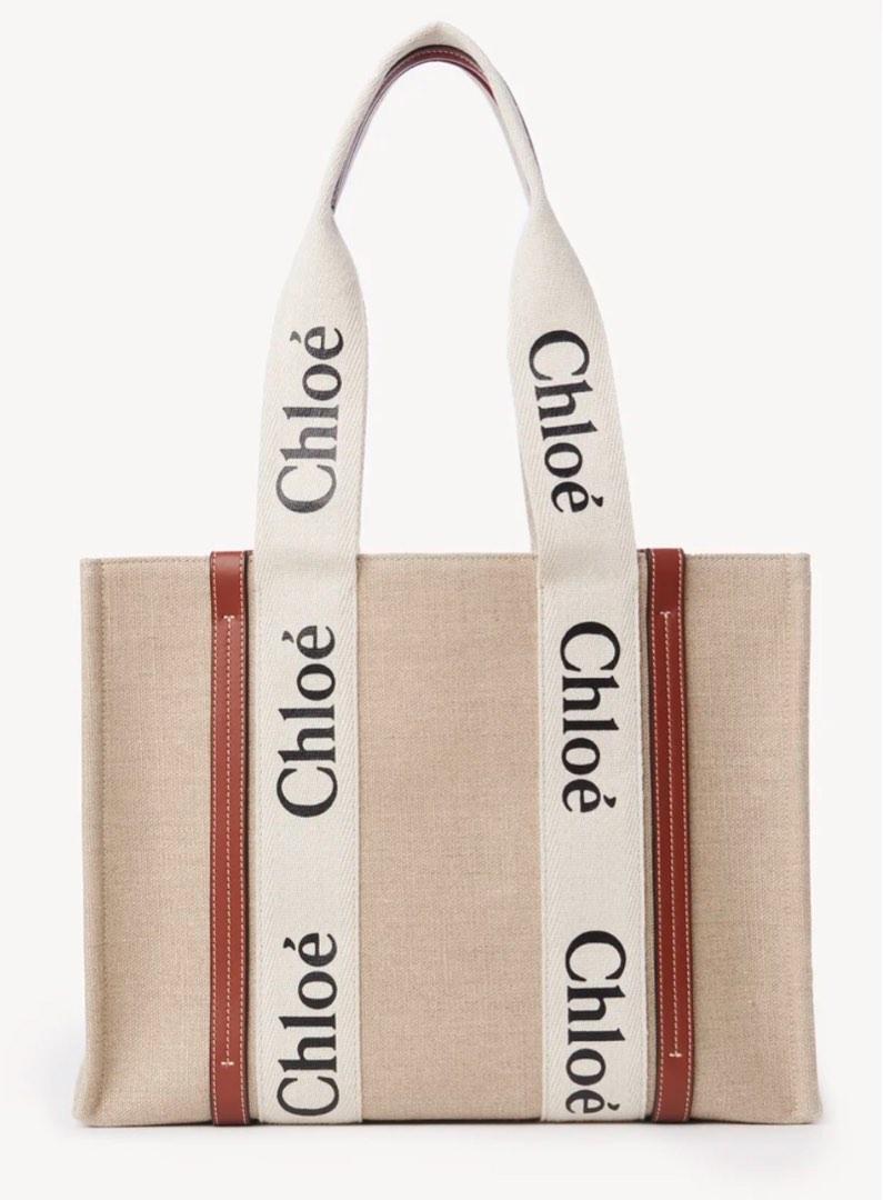 Chloe Medium Woody Tote Bag (Brown), Luxury, Bags & Wallets on 