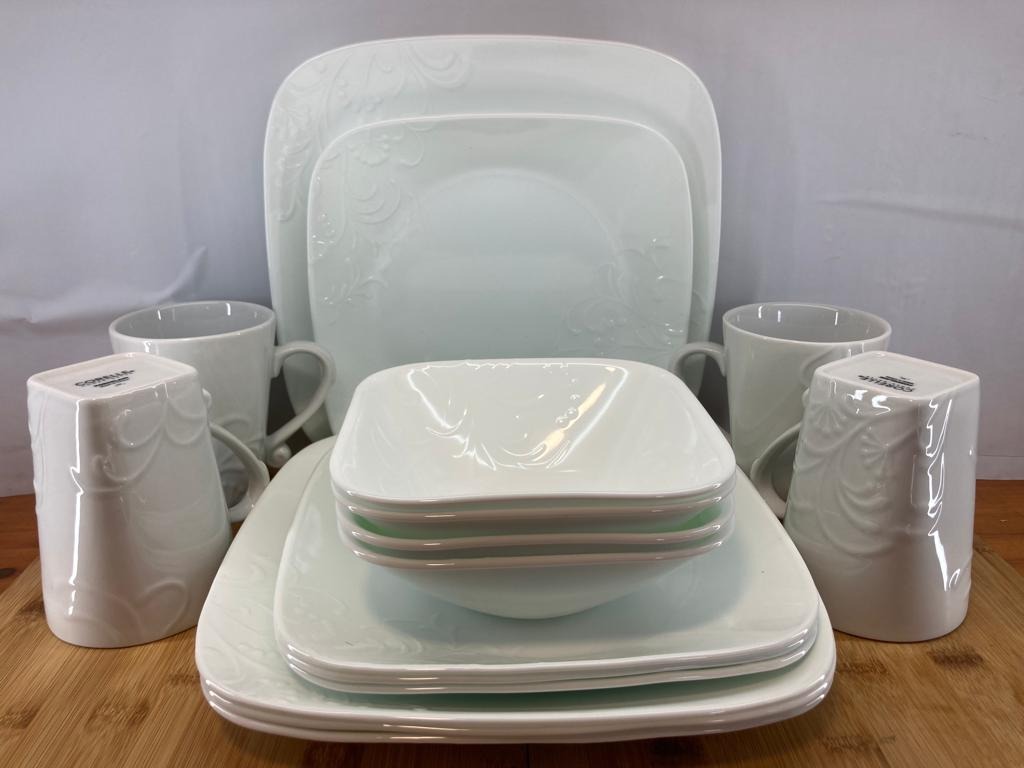Corelle Cherish Boutique Embossed 16pcs