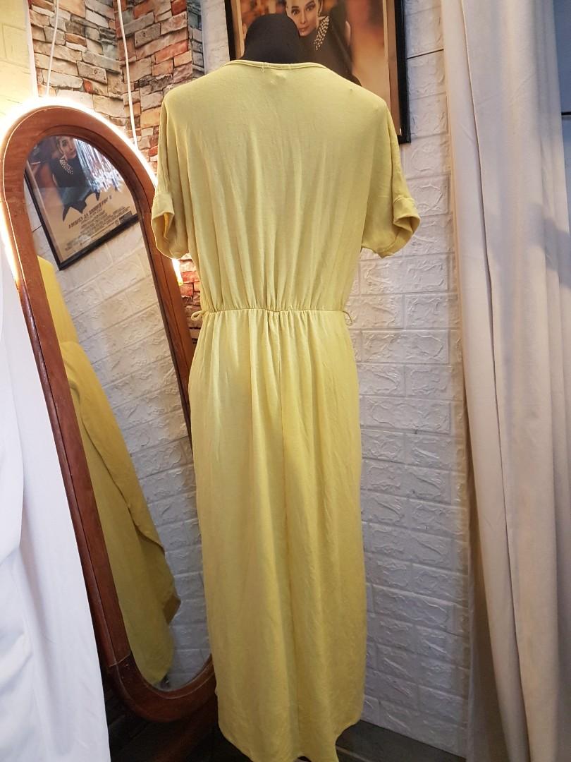COTTON PASTEL YELLOW DRESS, Women's Fashion, Dresses & Sets, Dresses on