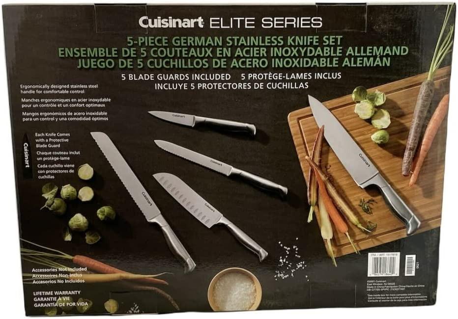 Cuisinart 5Piece Stainless Knife Set, Furniture & Home Living