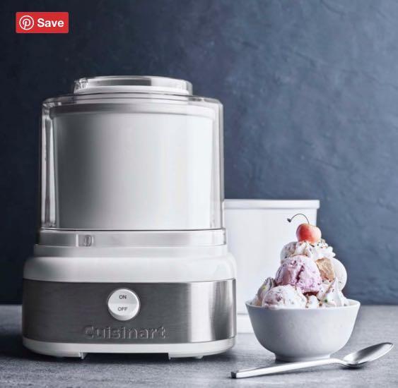 Cuisinart Ice Cream Maker (Category: Ice-cream Makers) located in General Santos City (Dadiangas). Submitted by pine.apaul (Listing ID 1186405199, Image 1). Description: Cuisinart Ice Cream Maker Original • Brandnew • From USA 🇺🇸 120V An impressive 25% speedier than the original model, this Cuisinart machine helps you make a batch of ice cream in under 20 minutes. Ideal for summer entertaining, it comes with a pair of 1 1/2-qt. mixing bowls, so