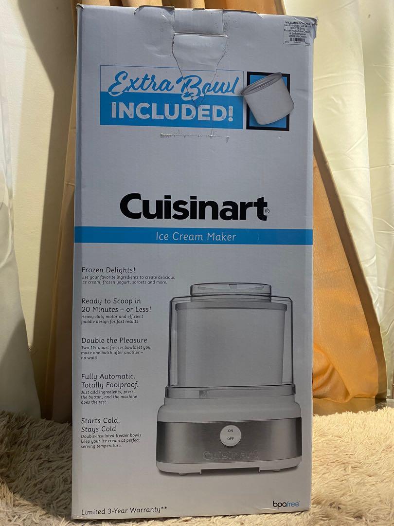 Cuisinart Ice Cream Maker TV Home Appliances Kitchen