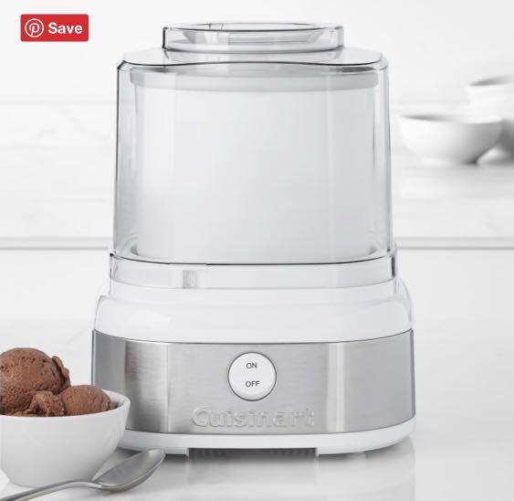 Cuisinart Ice Cream Maker (Category: Ice-cream Makers) located in General Santos City (Dadiangas). Submitted by pine.apaul (Listing ID 1186405199, Image 2). Description: Cuisinart Ice Cream Maker Original • Brandnew • From USA 🇺🇸 120V An impressive 25% speedier than the original model, this Cuisinart machine helps you make a batch of ice cream in under 20 minutes. Ideal for summer entertaining, it comes with a pair of 1 1/2-qt. mixing bowls, so