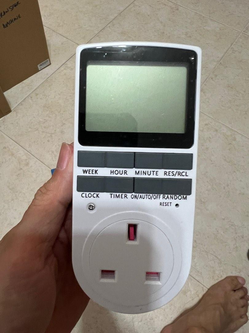 Timer For Socket Digital timer for socket, TV & Home Appliances, Electrical, Adaptors ...