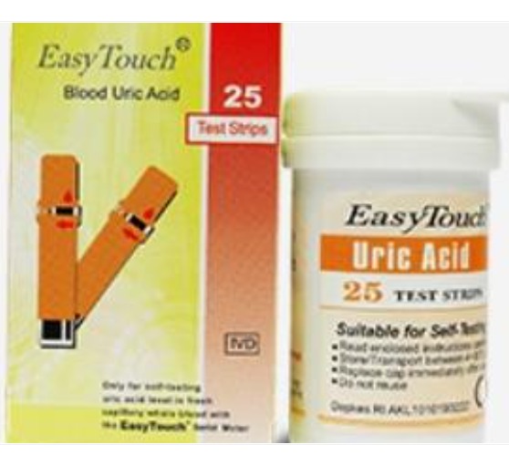 EASY TOUCH TEST STRIPS FOR URIC ACID TEST, Health & Nutrition, Health