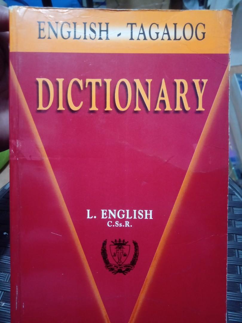 ENGLISHTAGALOG DICTIONARY SECONDHAND, Hobbies & Toys, Books