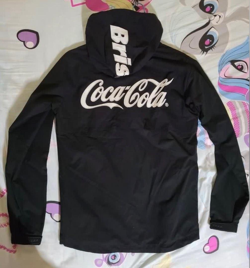 Fcrb Coca Cola warm up jacket 褸外套黑s, 男裝, 外套及戶外衣服