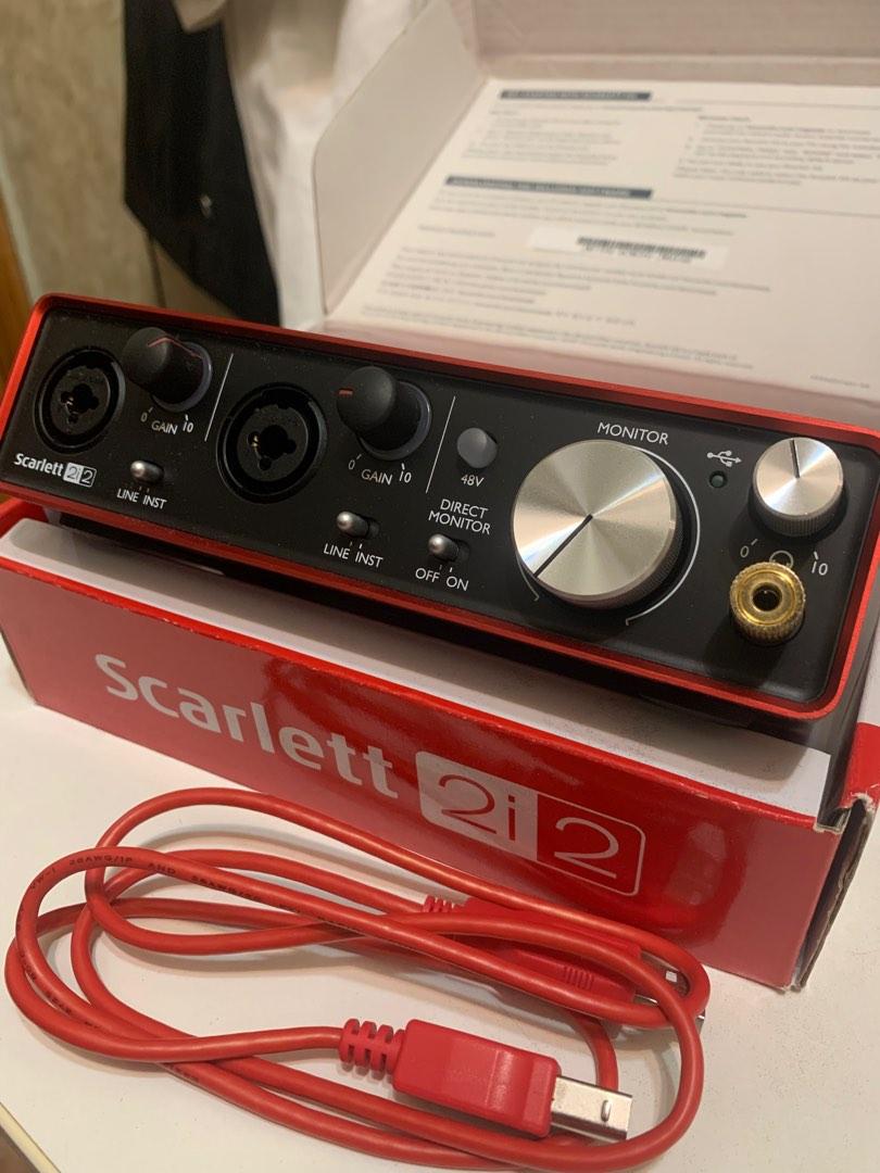 Focusrite Scarlett audio interface 2i2 2nd gen, 興趣及遊戲, 音樂樂器 & 配件, 樂器 Carousell