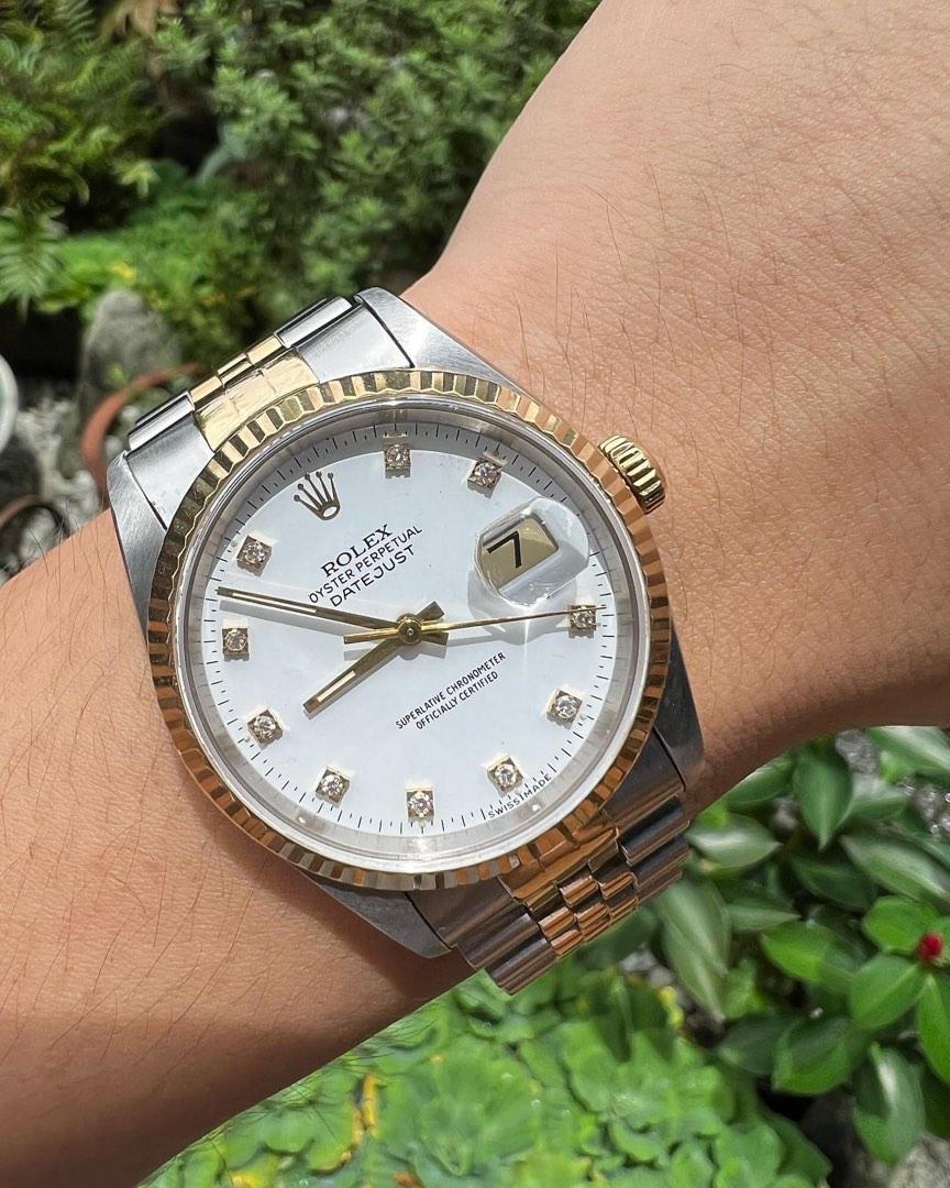 Used two tone rolex store