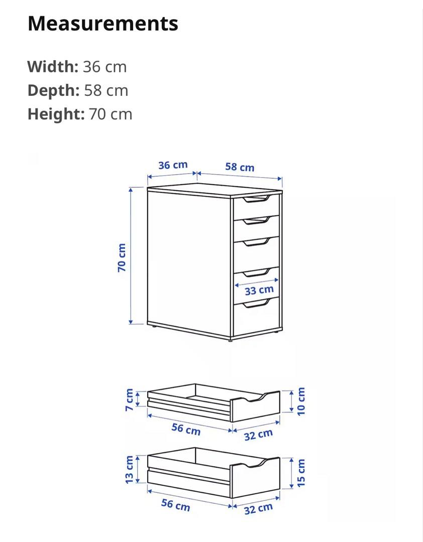 IKEA Alex Drawer, Furniture & Home Living, Furniture, Shelves, Cabinets ...