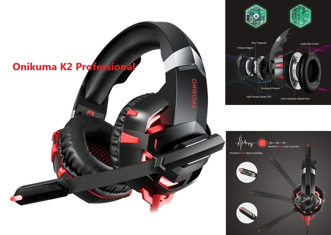 Gaming Headset for SALES Onikuma K2 Professional SUPSOO G813