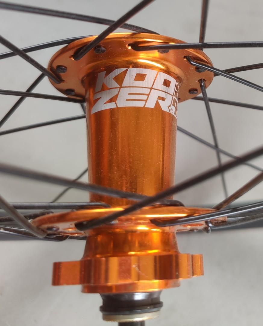 Gold Koozer XM490 PRO hub 451 disc brake wheelset, Sports Equipment ...