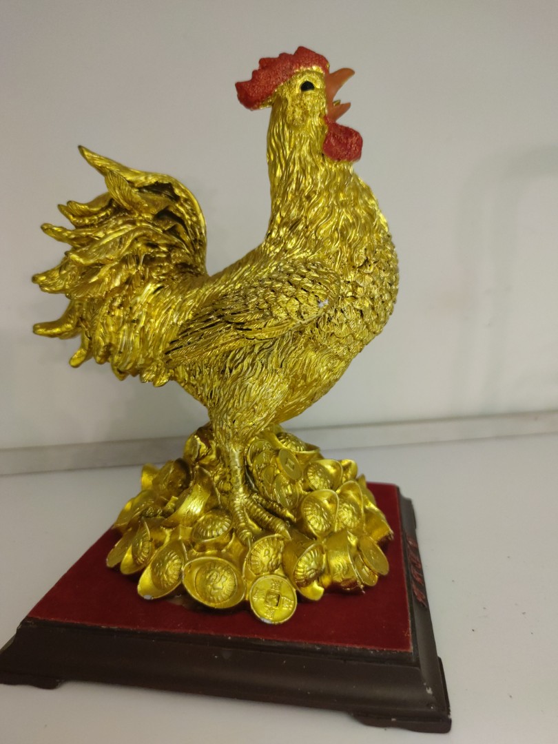 Golden lucky rooster, Hobbies & Toys, Memorabilia & Collectibles