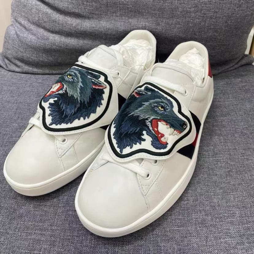 Gucci wolf head shoes sales