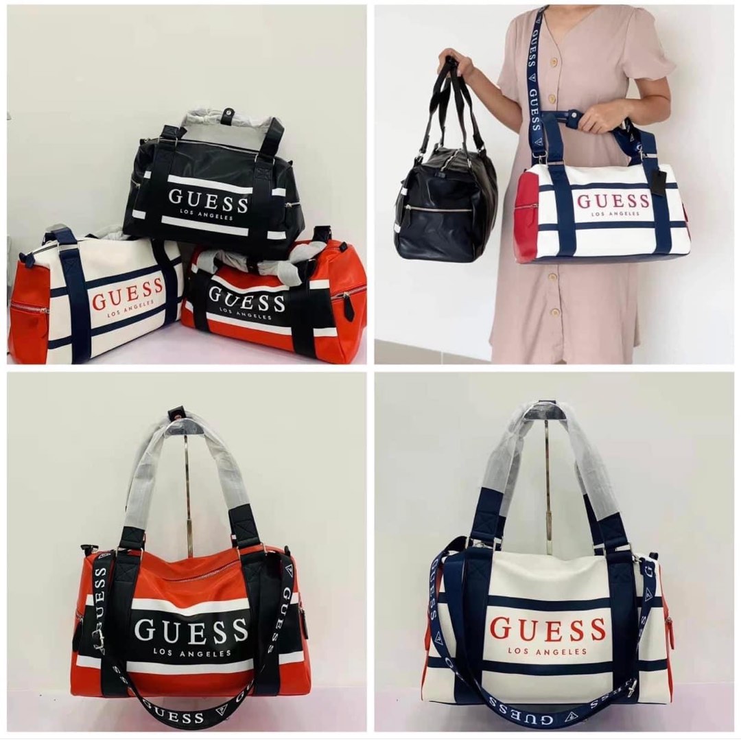 Guess Duffle/Gym/Beach Bag, Women's Fashion, Bags & Wallets, Beach Bags