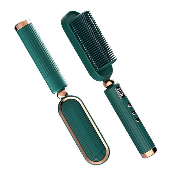 Hair Straightener Brush, Hot Curling Iron with 30s Fast PTC Ceramic  Anti-Scald Adjustable Temperatures Double Ionic Hair Care Straight Heated  Comb Perfect for Professional Salon at Home, Beauty & Personal Care, Hair
