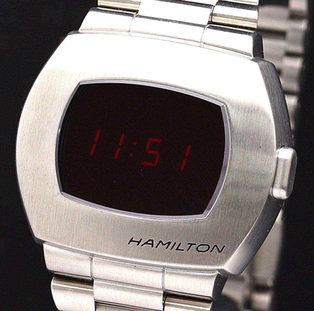 Hamilton Pulsar (PSR) LED 經典手錶(50週年復刻版, Model no