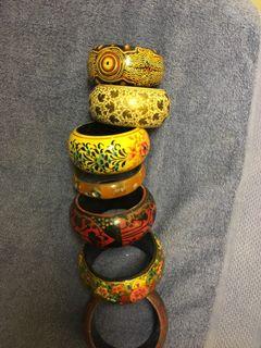 Hand painted bangles