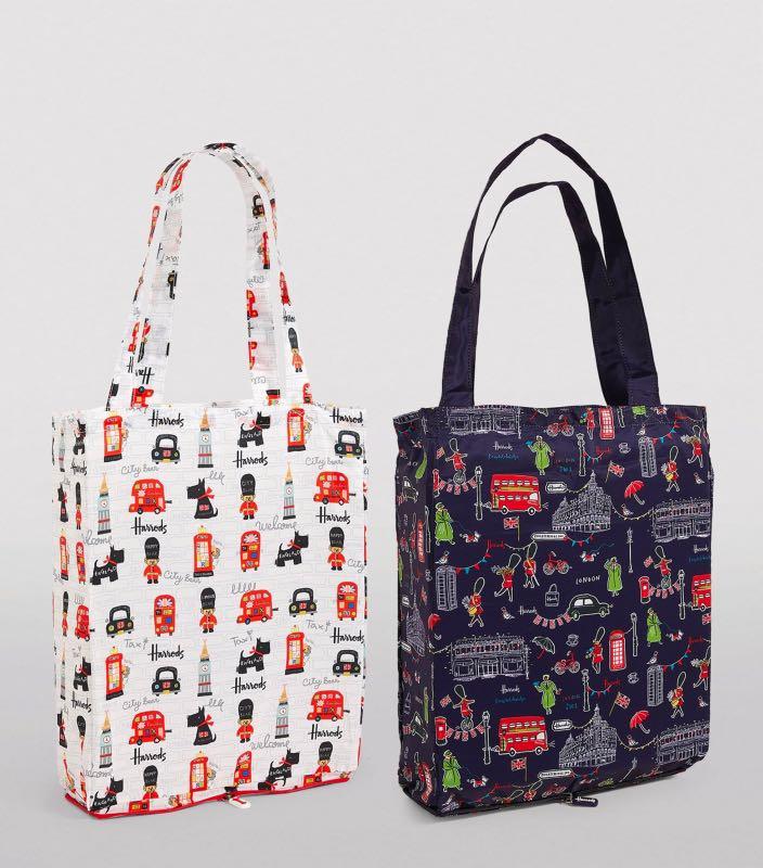 Harrods pocket outlet shopper bag
