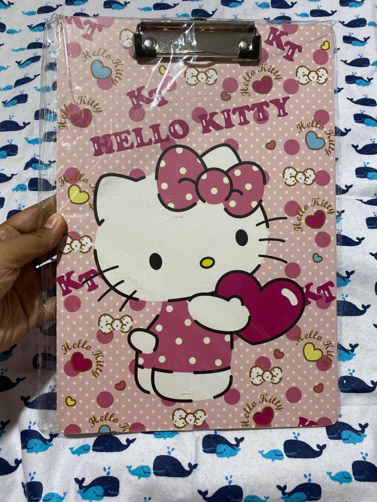 Hello kitty big paper board file clip folder, Hobbies & Toys, Stationery & Craft, Stationery