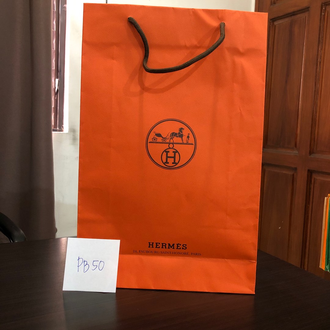 Hermes paperbag (authentic), Luxury, Bags & Wallets on Carousell