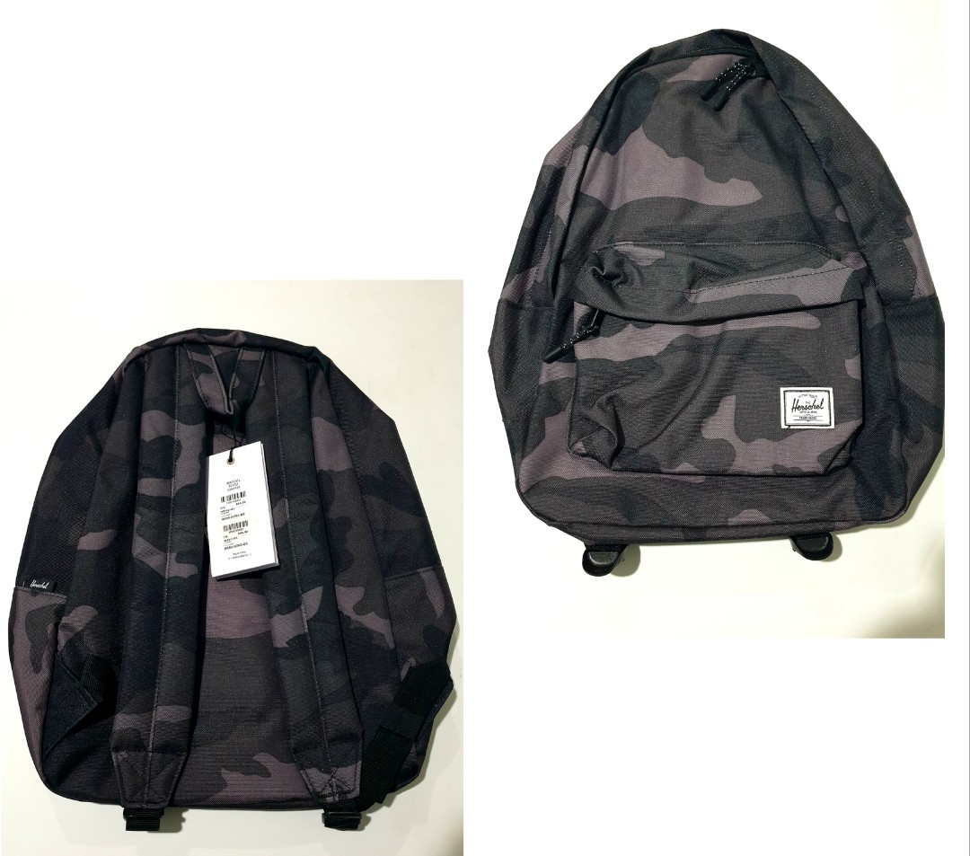 Herschel Classic Night Camo Backpack, Men's Fashion, Bags, Backpacks on Carousell