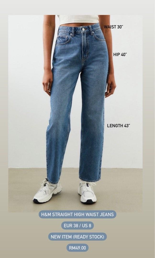 H and m straight jeans cheap