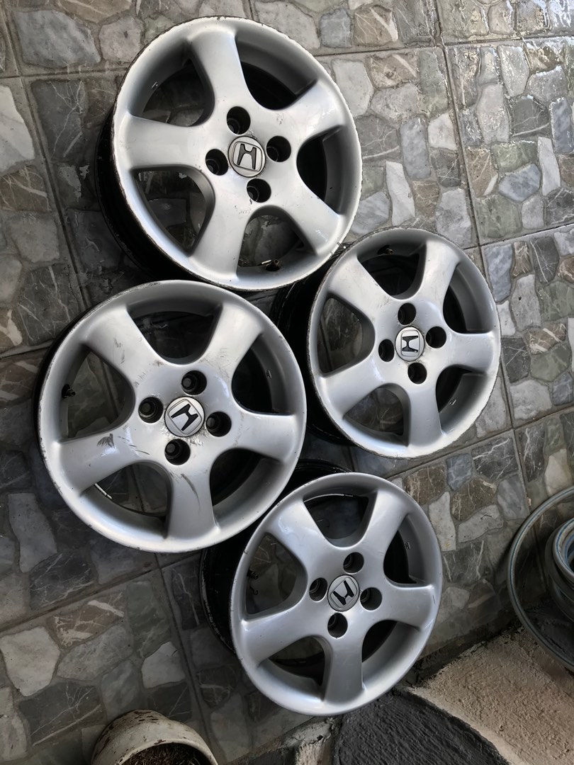 Honda Tire Mags, Car Parts & Accessories, Mags and Tires on Carousell
