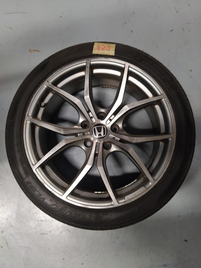 Honda Tyre and Rim Set, Car Accessories, Tyres & Rims on Carousell