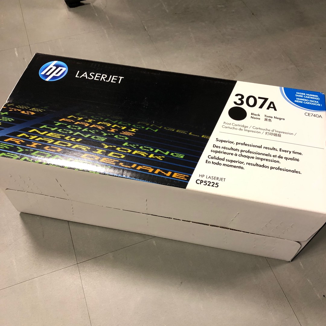 HP 307A black original Laserjet Toner Catridge, Computers & Tech ...