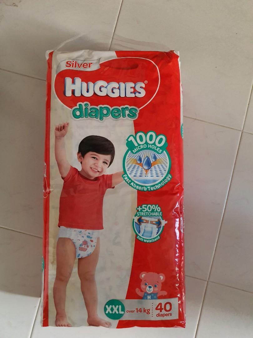 Huggies Diaper XXL Tape Diaper, Babies & Kids, Bathing & Changing