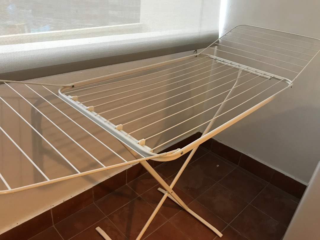 IKEA clothes drying rack, Furniture & Home Living, Furniture, Shelves