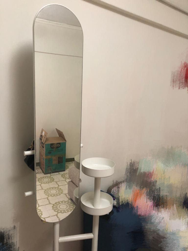 IKEA standing mirror, Furniture & Home Living, Home Decor, Mirrors on