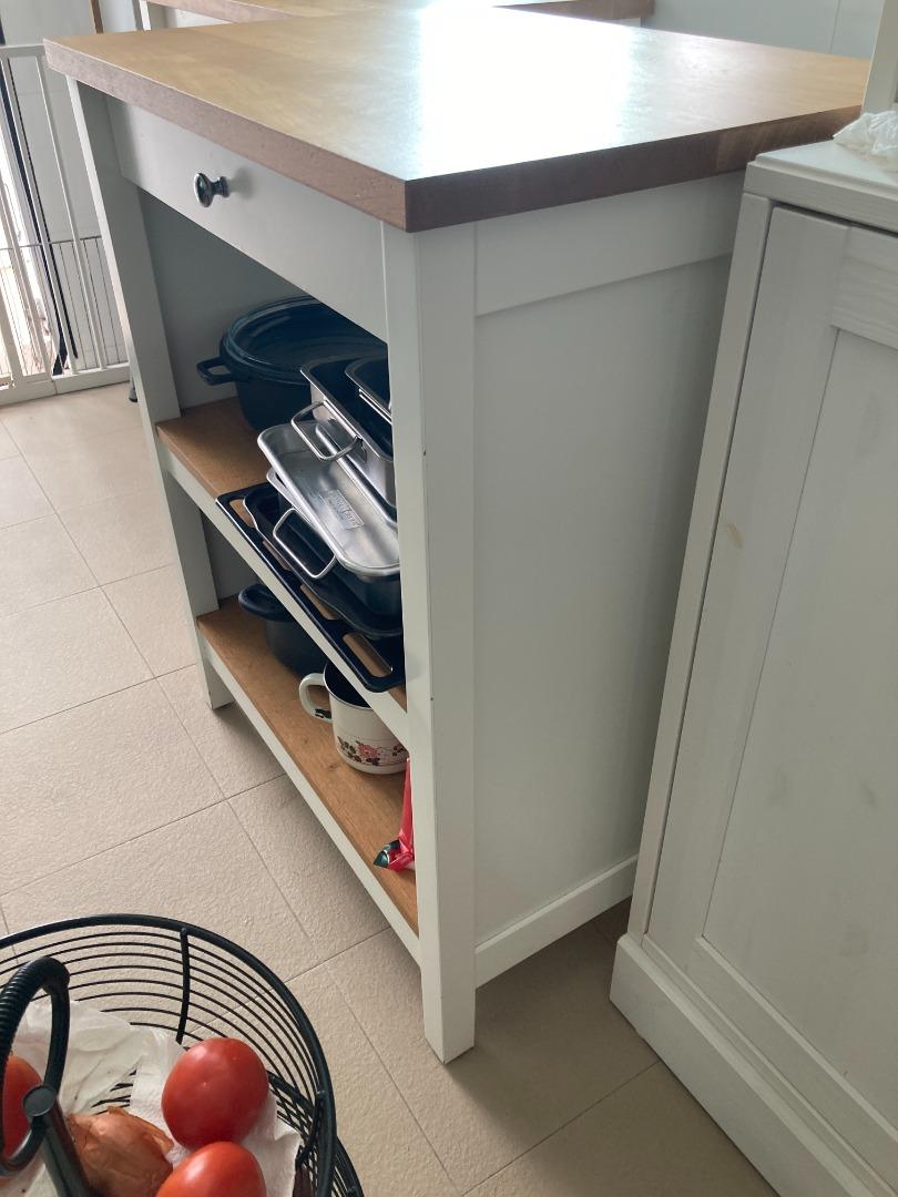 IKEA Tornviken Kitchen Island, Furniture & Home Living, Furniture, Shelves, & Racks on