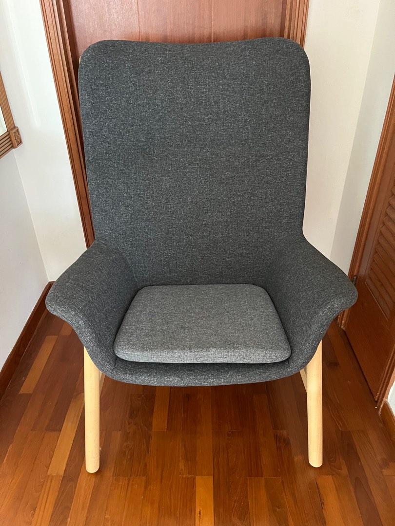 IKEA VEDBO highback armchair, Furniture & Home Living, Furniture
