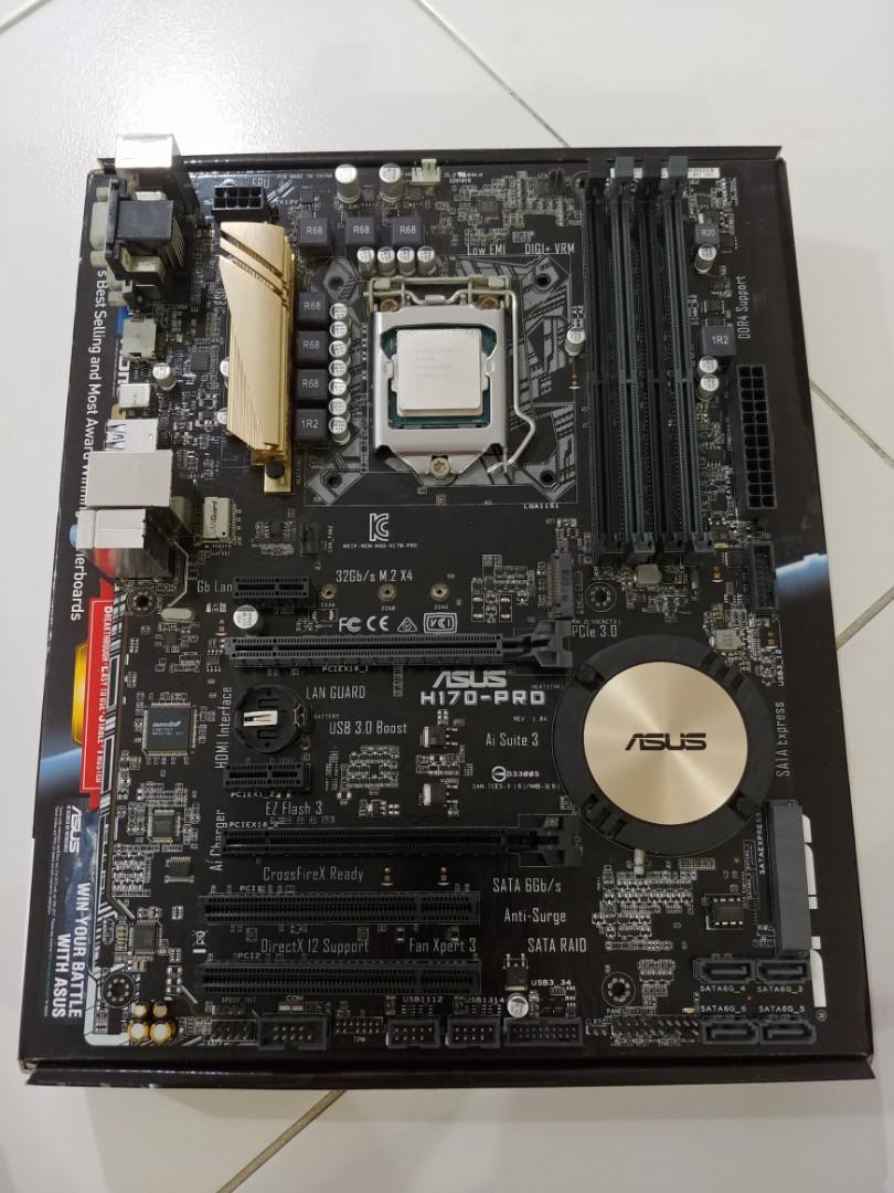 Intel i7-6700 processor/CPU, Computers & Tech, Parts & Accessories ...