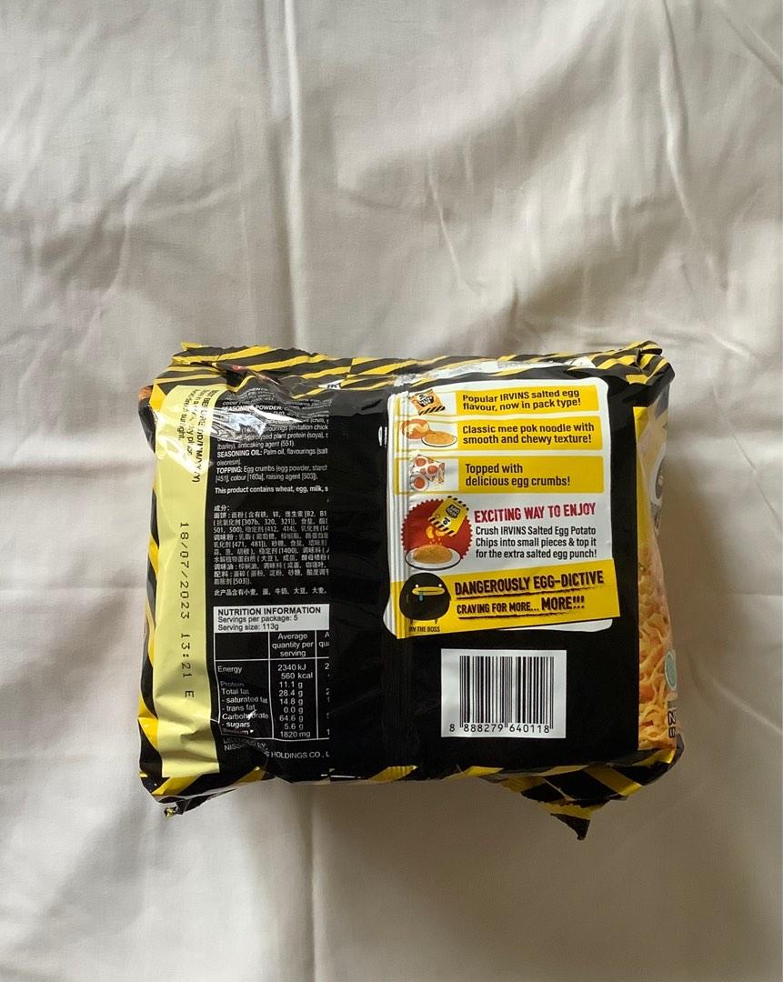 Irvins Salted Egg Noodles, Food & Drinks, Packaged & Instant Food on