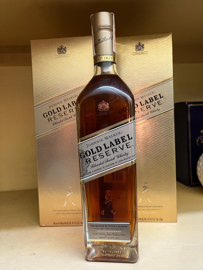 Johnnie walker gold label reserve 750 ml bottle, Food & Drinks