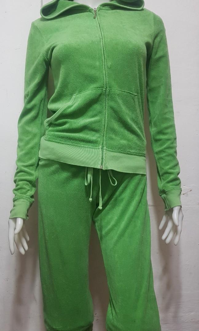 Green juicy sales couture tracksuit