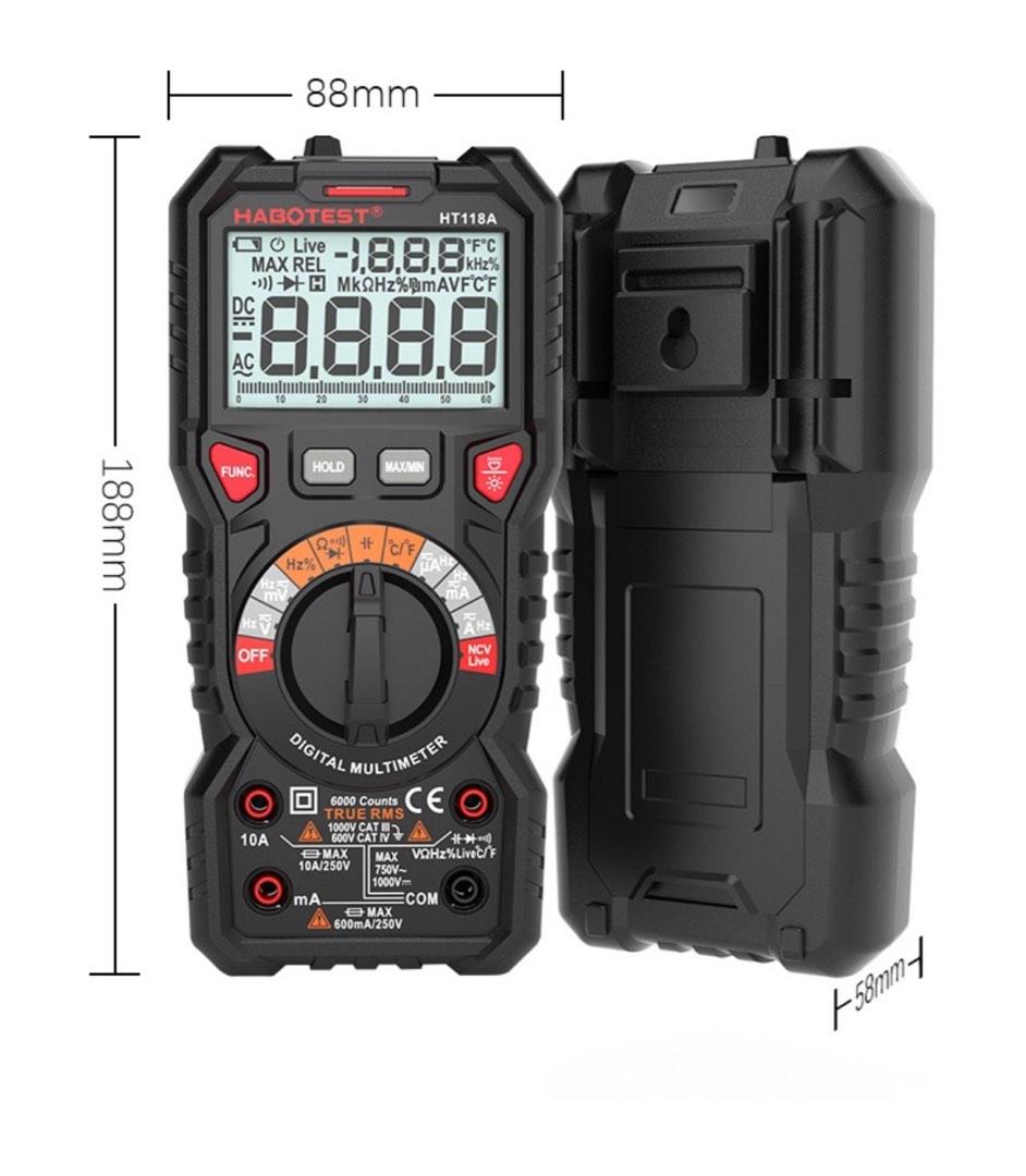 KAIWEETS DIGITAL MULTIMETER HT118A, Furniture & Home Living, Home