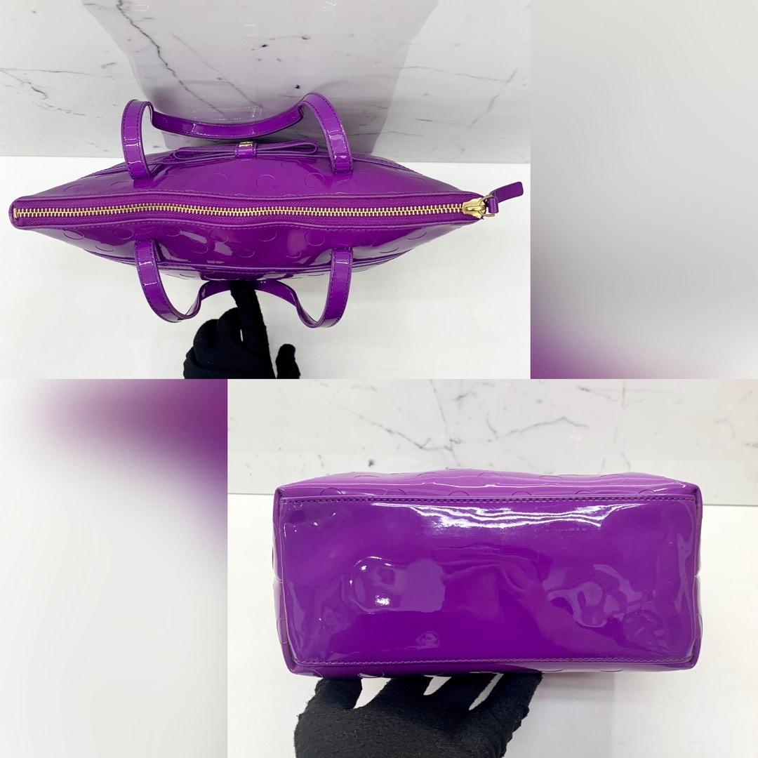 Buy Kate Spade Monica Satchel Pebbled Leather Convertible Crossbody Bag Purse  Handbag, Violet Flower, Medium at Amazon.in