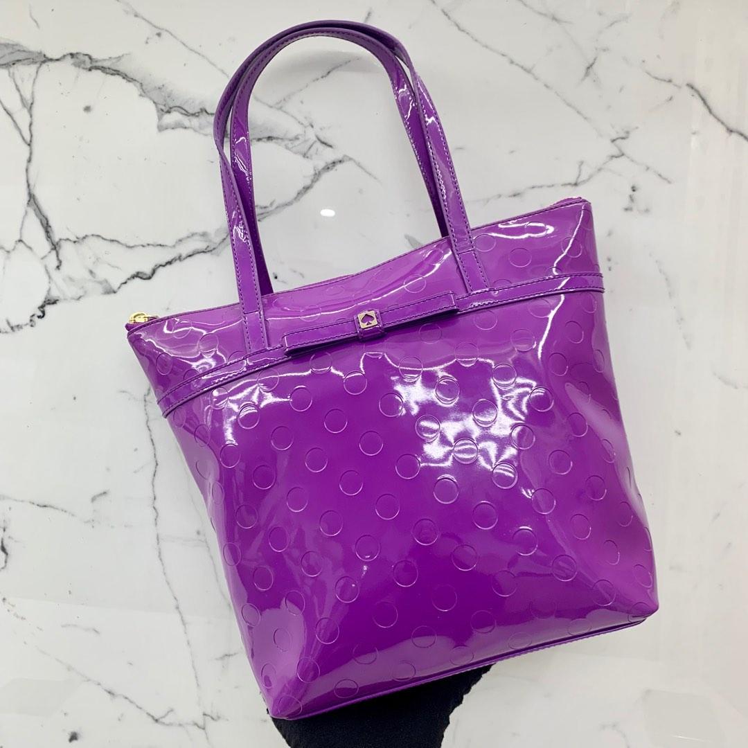 Purple discount tote purse