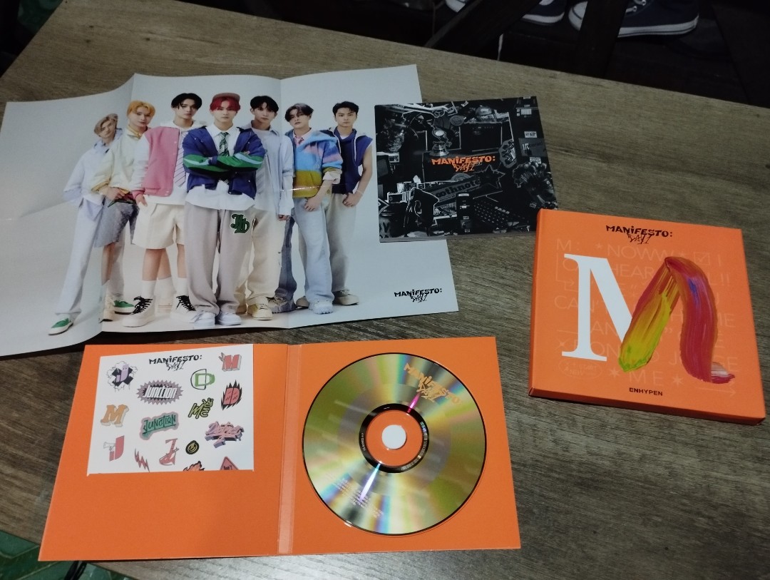 KPOP ALBUM [UNSEALED] ENHYPEN - [Manifesto : Day 1] 3rd Mini Album (Engene  Version: M), Hobbies & Toys, Memorabilia & Collectibles, K-Wave on Carousell