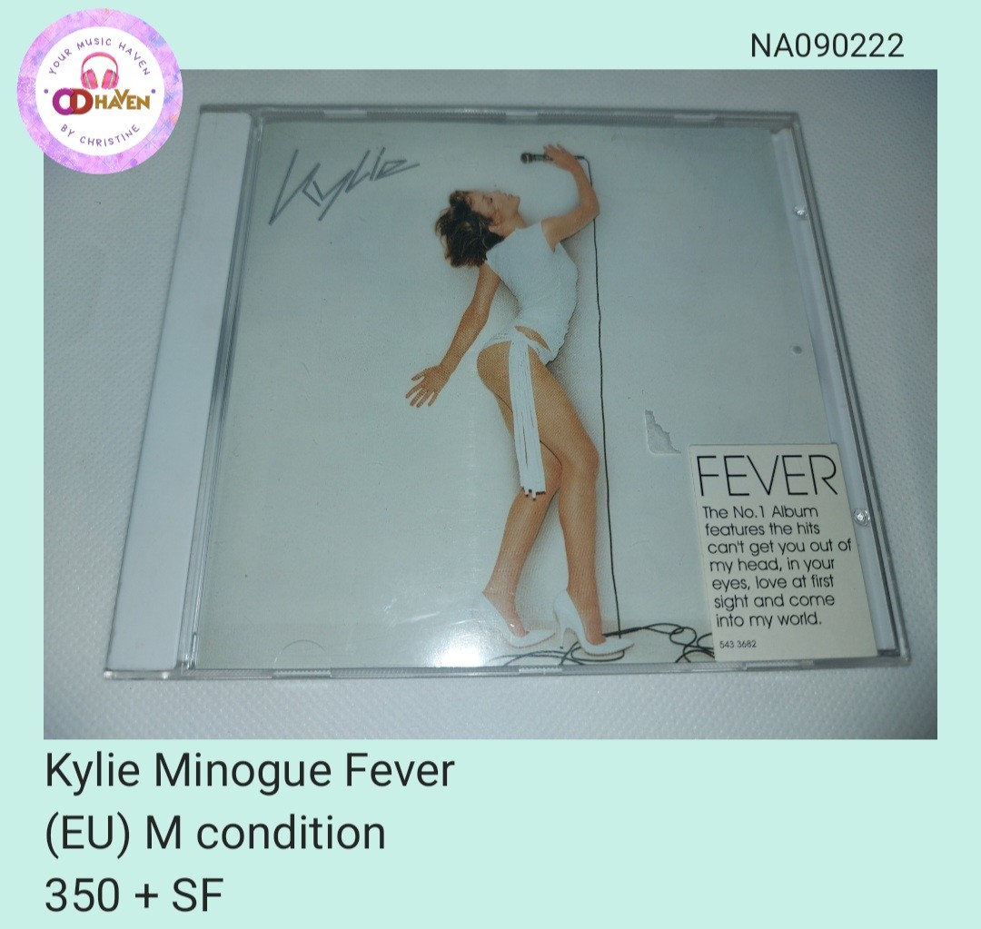 Kylie Minogue Fever CD (unsealed), Hobbies & Toys, Music & Media, CDs & DVDs on Carousell