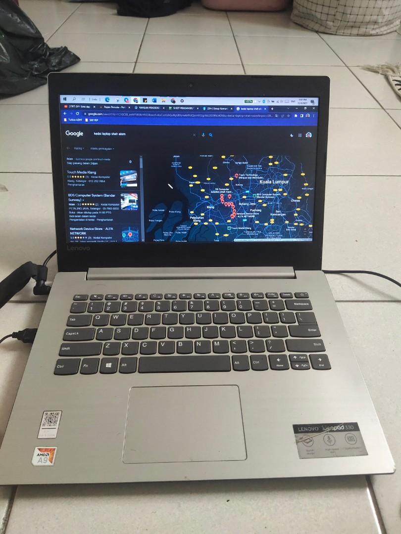 LAPTOP LENOVO IDEAPAD 330-14AST, Computers & Tech, Laptops & Notebooks ...
