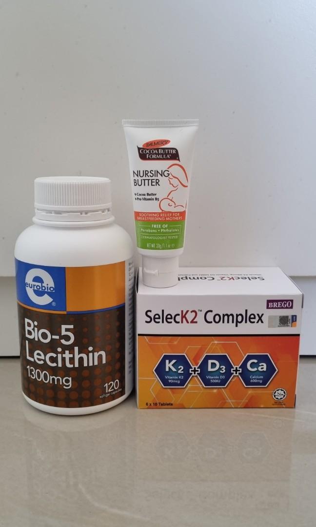 Lecithin,calcium, nursing butter, Health & Nutrition, Health Supplements, Vitamins & Supplements