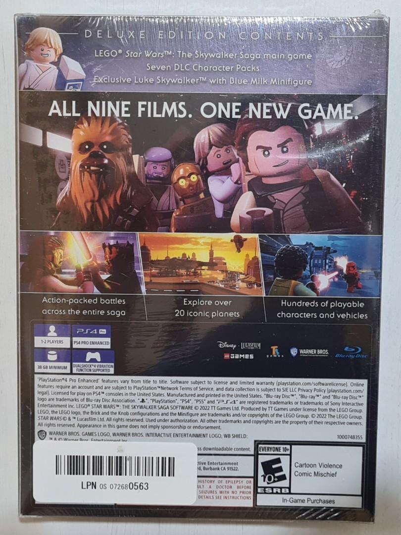 Lego star wars skywalker hot sale saga ps4 deluxe edition